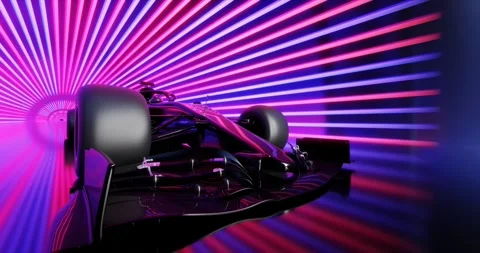 Black racing car 스톡 동영상 288521483