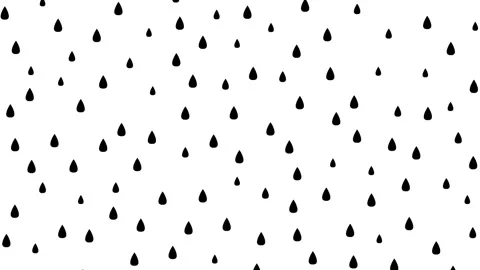 Black rain white Stock Footage 252370226