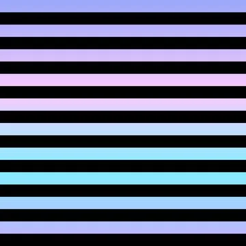 Black rainbow gradient stripes seamless pattern. Vector illustration.	 イラスト素材