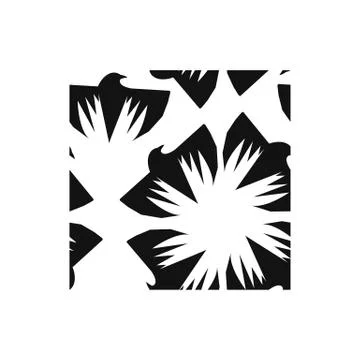 Black raven seamless Stock Illustration
