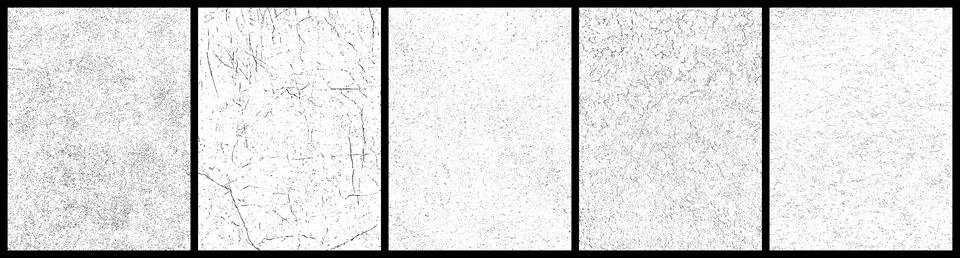 Black realistic texture overlay Stock Illustration