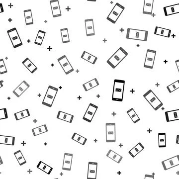 Black Received message concept. New email notification on the smartphone screen Stock Illustration