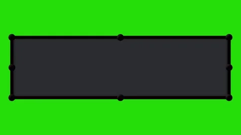 Black Rectangle Banner Lower Third Animation Stock Footage 332728817
