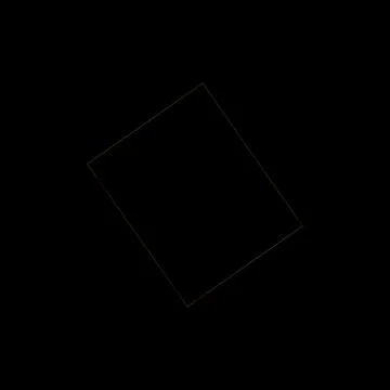Black rectangle on black background Stock Illustration