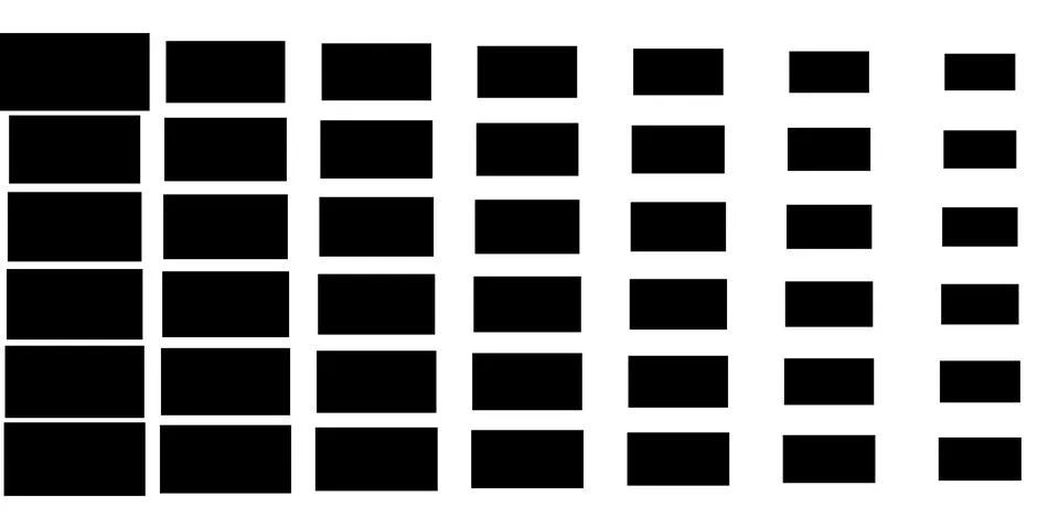 Black rectangle halftone gradient pattern, Minimalist geometric background,.. Illustrazione stock