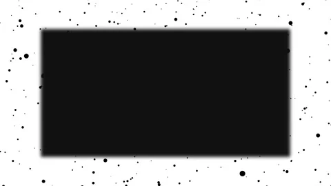 Black rectangle placeholder animation with smooth abstract dot particles. Stock Footage 329887378