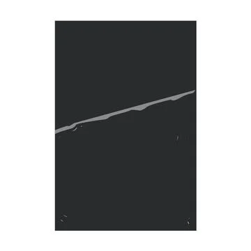 Black rectangle showing diagonal paper fold design Stock Illustration