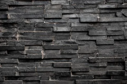 Black rectangle square tile background &amp; wallpaper Stock Photos