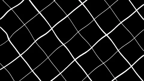 Black rectangle with wavy grid. Stock Footage 203216861