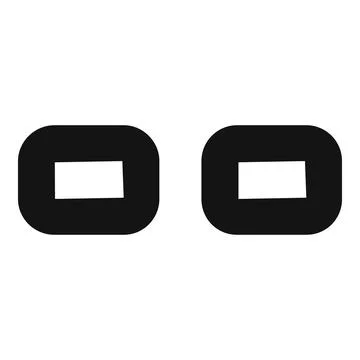 Black rectangular borders on white background 스톡 일러스트