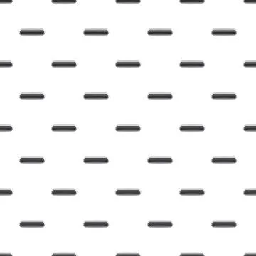 Black rectangular button pattern Stock Illustration