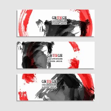 Black red abstract design. Stock Illustration