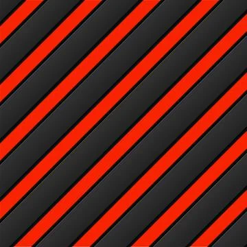 Black-red background of stripes with shadow, geometric banner, vector Illustrazione stock