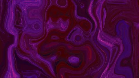 Black red dark blue pink marble liquid Stock Illustration