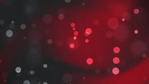 Black red particle abstract background featuring glowing soft circles and light. Stock Footage 342405896