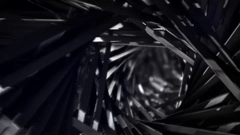 Black Reflex Looping Animation Stock Footage 73641080