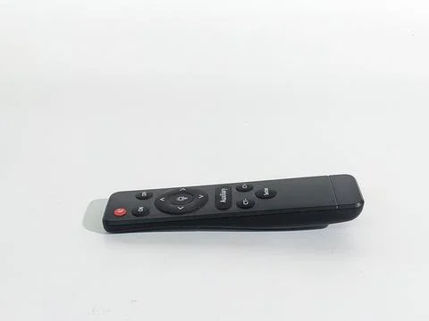 Black remote control for lighting lamp Stock Photos