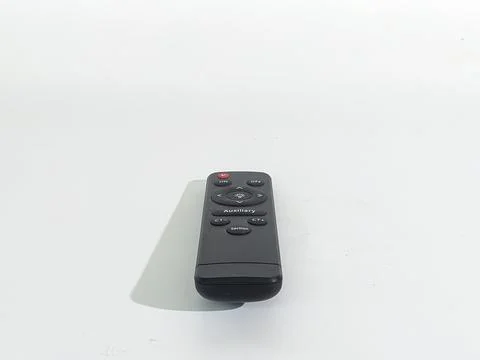 Black remote control for lighting lamp Stock Photos