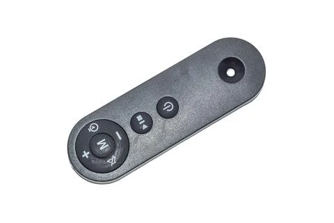 Black remote control for a VR headset isolated on a white background Stock Photos