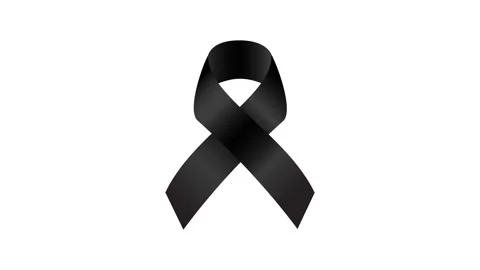 Black ribbon loop animation with smooth gradient. Stock Footage 322906342