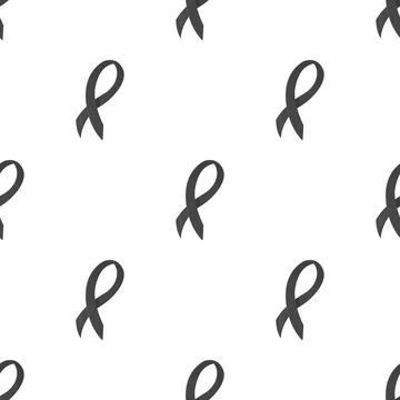 Black ribbon pattern seamless vector 스톡 일러스트