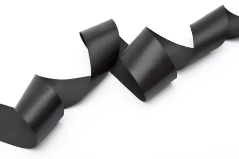Black ribbon Stock Photos