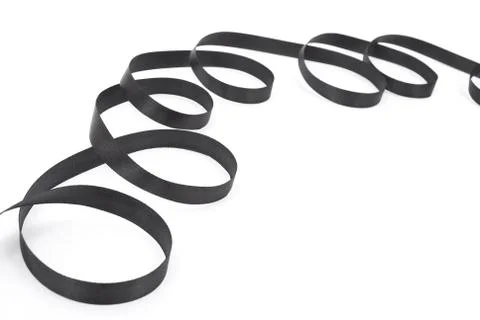 Black ribbon Stock Photos