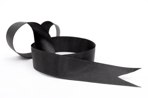 Black ribbon Stock Photos