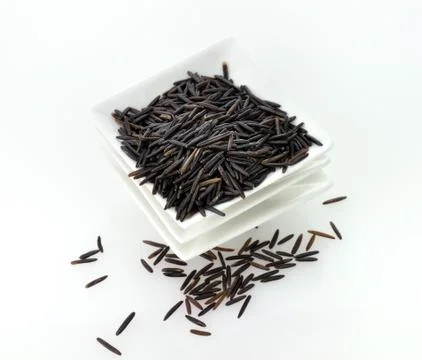 Black rice Stock-Fotos