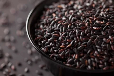 Black rice Stock Photos