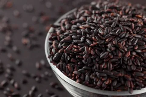 Black rice Stock Photos