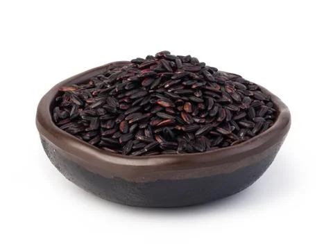 Black rice Stock Photos