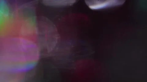 Black ring background video with big sparkling bokeh lights Stock-Footage 317461560