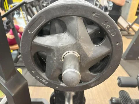 Black ring in gym Stock Photos