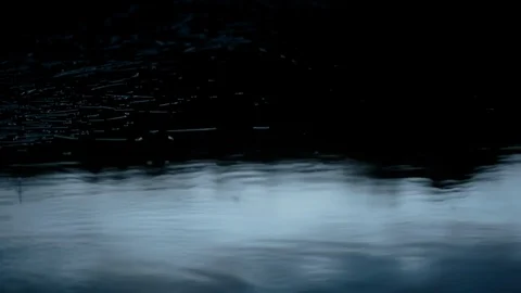 Black rippled water surface Vídeos de archivo 94883515