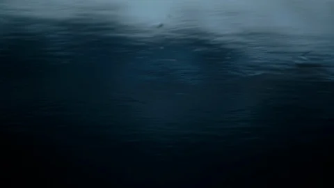 Black rippled water surface Video stock 94883558