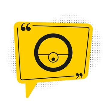 Black Robot vacuum cleaner icon isolated on white background. Home smart ap.. Stock Illustration