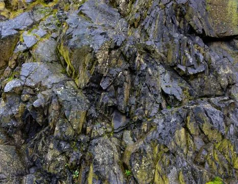 Black rock texture 스톡 사진