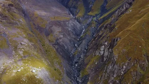 Black rocks and Clouds in the mountains Stock Footage 168579462