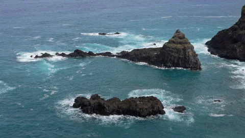 BLACK ROCKS  SEIXAL  Video stock 292301785