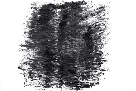 Black rolled ink texture Stockfoto's