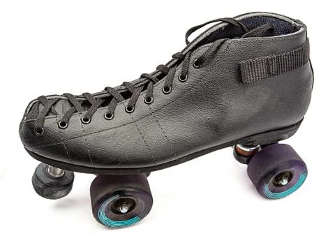 Black roller skate Stock Photos