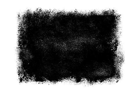 Black roller texture isolated on white background イラスト素材