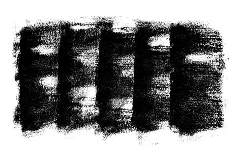 Black roller texture isolated on white background イラスト素材