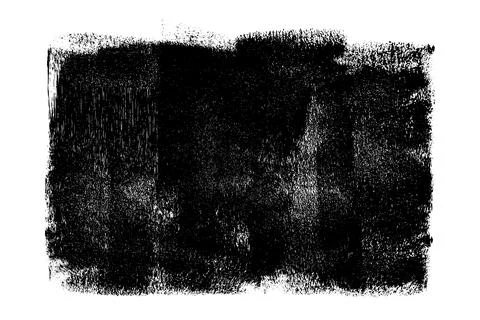 Black roller texture isolated on white background Illustrazione stock