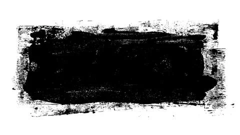 Black roller texture isolated on white background Illustrazione stock