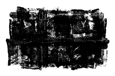 Black roller texture isolated on white background イラスト素材