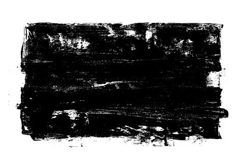 Black roller texture isolated on white background Illustrazione stock