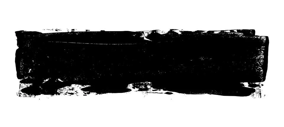 Black roller texture isolated on white background Illustrazione stock