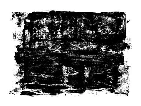 Black roller texture isolated on white background Illustrazione stock
